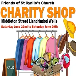 Charity Shop in Llandrindodd Wells for St Cynllo's Llangunllo