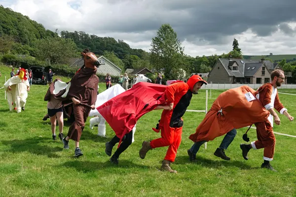 The Llangunllo Pantomime Horse Derby 2024