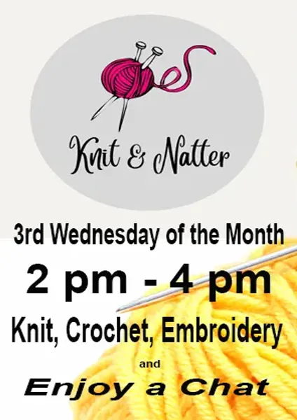 Knit and Natter 3rd Wednesday of the month